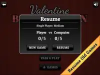 Valentine's Day Backgammon Screen Shot 9