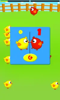 Chicken fight - two player game Screen Shot 2