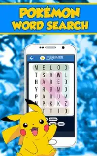 Pokemon Word Search: Puzzle Challenge Screen Shot 8