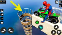 Superhero Bike Stunts 3D Race Screen Shot 7