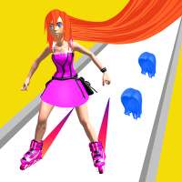 Hair run Challenge runner game 3d hairs body race