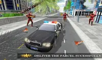 Transformer Robot Cop Shooting Action Game Screen Shot 10