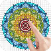 Mandala Art Color by Number - Pixel Art Game