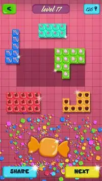 Fit Sweet Candy Block Puzzles Screen Shot 2