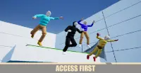 Jump and Fight -  친구와 파쿠르에 대한 온라인 게임 🏃 Screen Shot 1