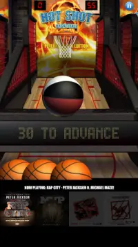 Hot Shot Basketball Screen Shot 1