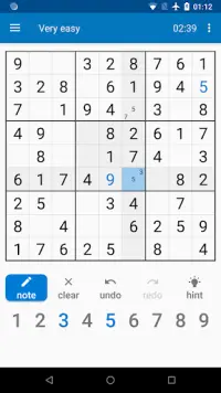 Sudoku Classic Puzzle Screen Shot 1