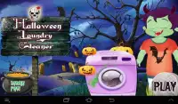 Dirty laundry halloween games Screen Shot 0