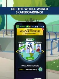 Braille Skateboarding Origins: Idle Skate Game Screen Shot 7