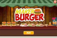 Pembuat game Burger Screen Shot 0