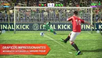 Final Kick 2018: Futebol online Screen Shot 0