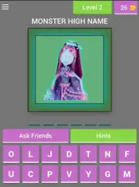 Monster High Dolls - Character Quiz Screen Shot 12