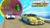 रियल कार स्टंट: मेगा रैंप स्टंट कार रेसिंग गेम्स Screen Shot 0