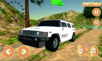 offroad simulador polícia jeep Screen Shot 3