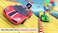 Mega Ramp Car Stunts Racing: Impossible Tracks 3D Screen Shot 4