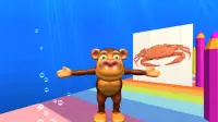 Funny Monkey: Aquatic Animals - Babies learn words Screen Shot 3