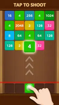 Merge 2048 - Wood Block Puzzle Screen Shot 1