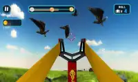 Slingshot Bird Hunt 3D Shooting Range Fun Game Screen Shot 0