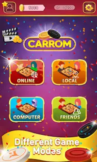Carrom Board Multiplayer Game Screen Shot 0
