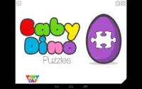 Baby Dino Puzzles for Kids Screen Shot 0