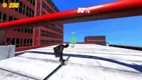 Rooftop Ninja Run Screen Shot 1