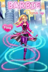 Barbie Power Dress Up Screen Shot 2