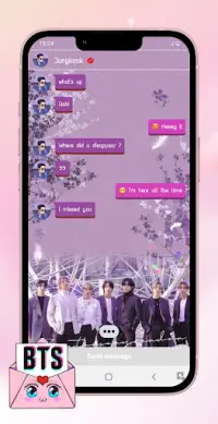BTS Messenger : Chat Simulator Screen Shot 1