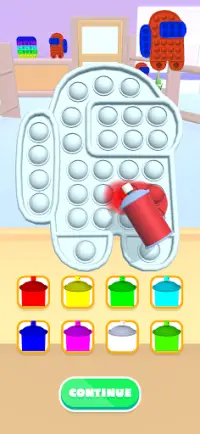 Paint Pop It! Art coloring games. Fun fidget toys Screen Shot 6