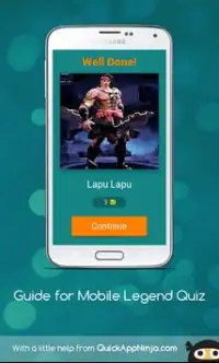 Guide for Mobile Legends Players: Quiz-Guide Screen Shot 1