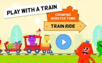 My Chomping Monster Town - Toy Train Game for Kids Screen Shot 0