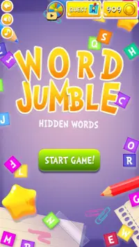 Word Jumble: Hidden Words Screen Shot 3