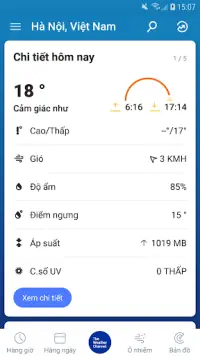 Dự báo thời tiết: The Weather Channel Screen Shot 4
