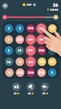 Pop n Pop: Connect Dots, Merge Numbers Screen Shot 1