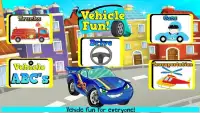 Vehicle Games for Toddlers! Cars & Trucks for Kids Screen Shot 0