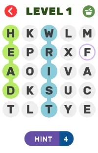 Spell the Word, Puzzle game Screen Shot 1
