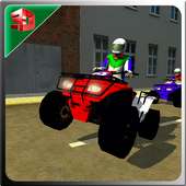 balap sepeda quad city: jalan raya atv stunts sim