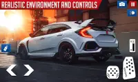 Drifting and Driving Simulator Civic Game Screen Shot 1