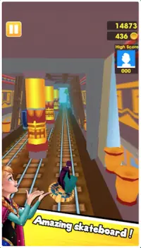 Subway Princess Runner 3d Screen Shot 1