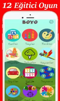 Boyo - Okul Öncesi Eğitici Çocuk Oyunu Screen Shot 0