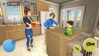 Anime Mother Single Mom Sim 3D Screen Shot 0