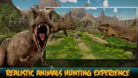 Juegos de animales salvajes de Dino Hunter Screen Shot 4