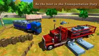 Último Cargo Truck driver 3D Screen Shot 2