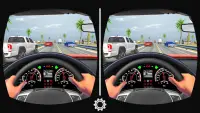VR Traffic Racing In Car Drive Screen Shot 0