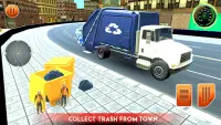 City Garbage Truck Driving Sim Screen Shot 3