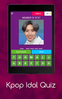 Kpop Idol Quiz 2021: Guess the Kpop Stars Screen Shot 11