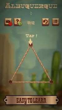 Burn the Ropes - Connect Dots Western Style Puzzle Screen Shot 0