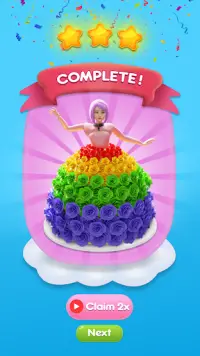 Icing on Doll Cake maker Game Screen Shot 3