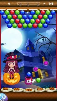 Halloween Bubble Shooter Screen Shot 1