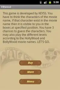 HBWood - Movie Trivia Quiz Screen Shot 2