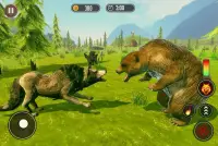 محاكاة الذئب: لعبة الغابة البرية Screen Shot 9